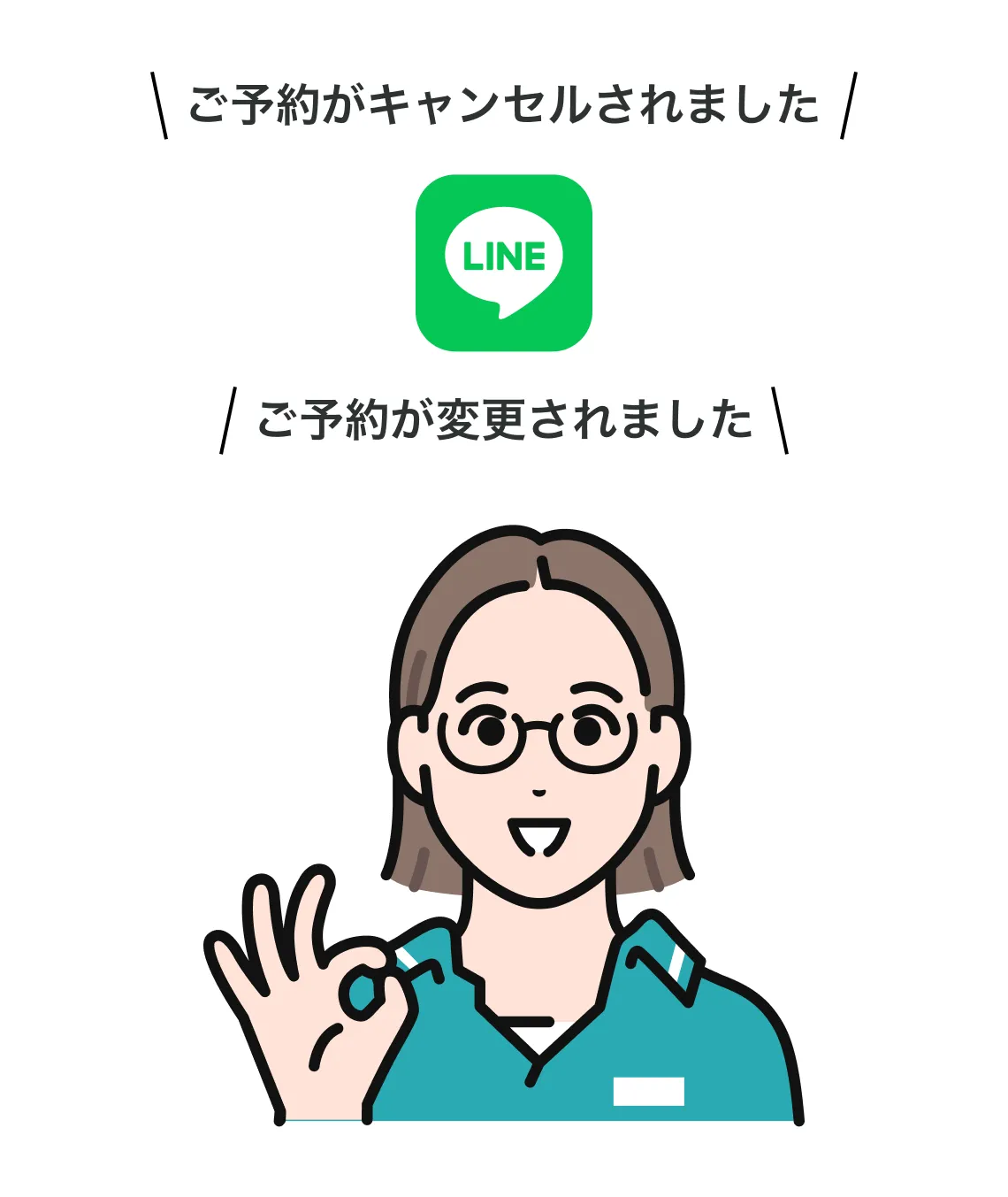 予約変更・キャンセル通知